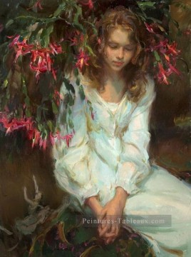 Belle femme DFG 52 Impressionist Peinture à l'huile